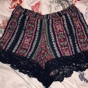 loose colorful shorts